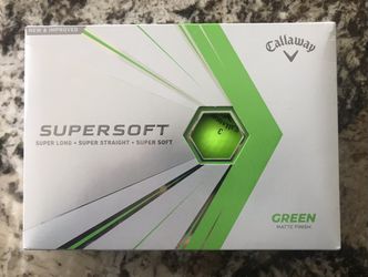 Callaway Supersoft Green Golf Balls 
