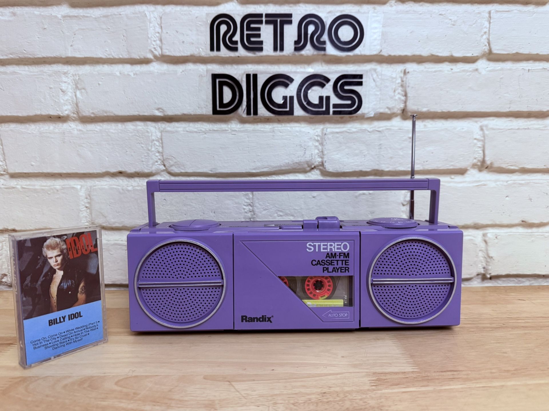 Rare 1986 Randix SCP-880 Mini Cassette Boombox (new belts)