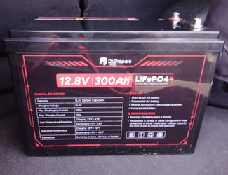 300 AH solar battery