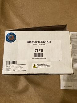 79 Camaro - Master Body Bolt Hardware Kit - Partial