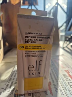 e.l.f. SKIN Suntouchable Invisible Sunscreen.