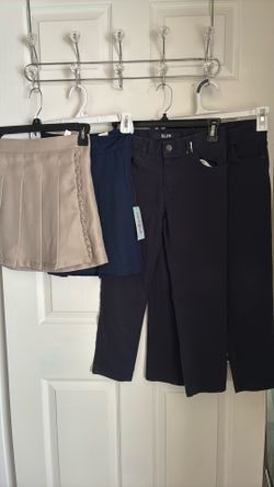 Faldas y pantalones, escolares d niña sz7/8
