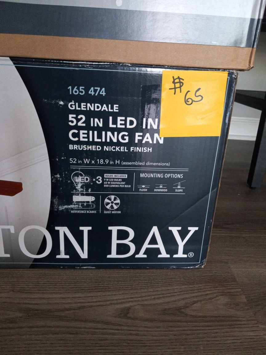Brand New Glendale 52 In Ceiling Fan 