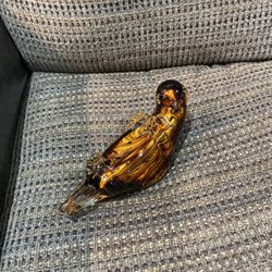 Beautiful, Solid Glass Hand Blown Otter.