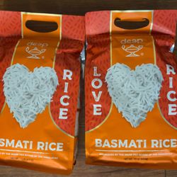 New Bag of Bismatti Rice Each 10 Lbs Each 10$ Firm I have 4 Bags