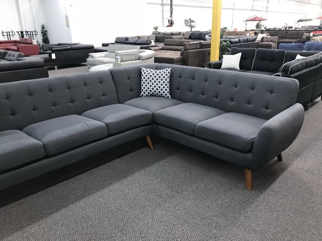 New Mcm Sectional Couch / Free Delivery 