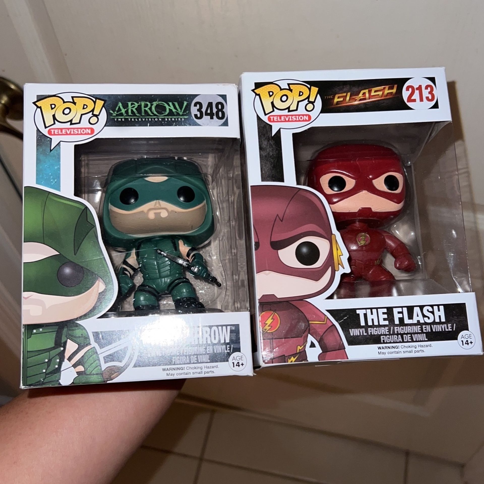 Pop Arrow And Flash And The Joker