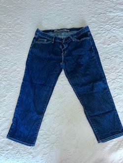 Early 2000s GAP Premium Skinny cropped jeans size 12