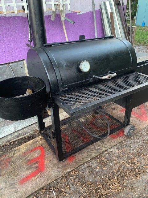 Offset BBQ Grill/Smoker