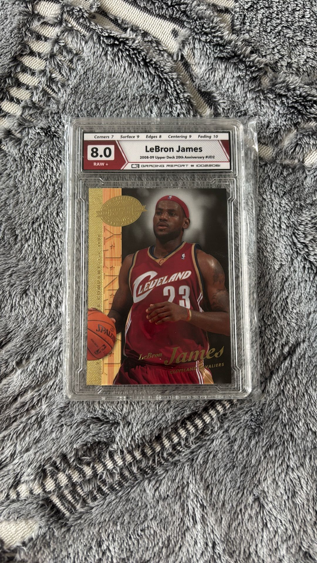 Lebron James Graded 8.0