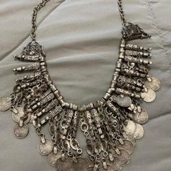 Collar Stainless Monedas Joyeria Antigua