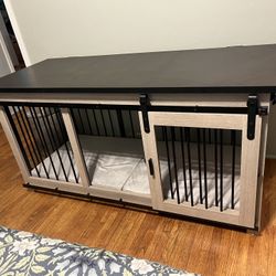 Frisco "Rockford" Dog Crate Credenza & Mat