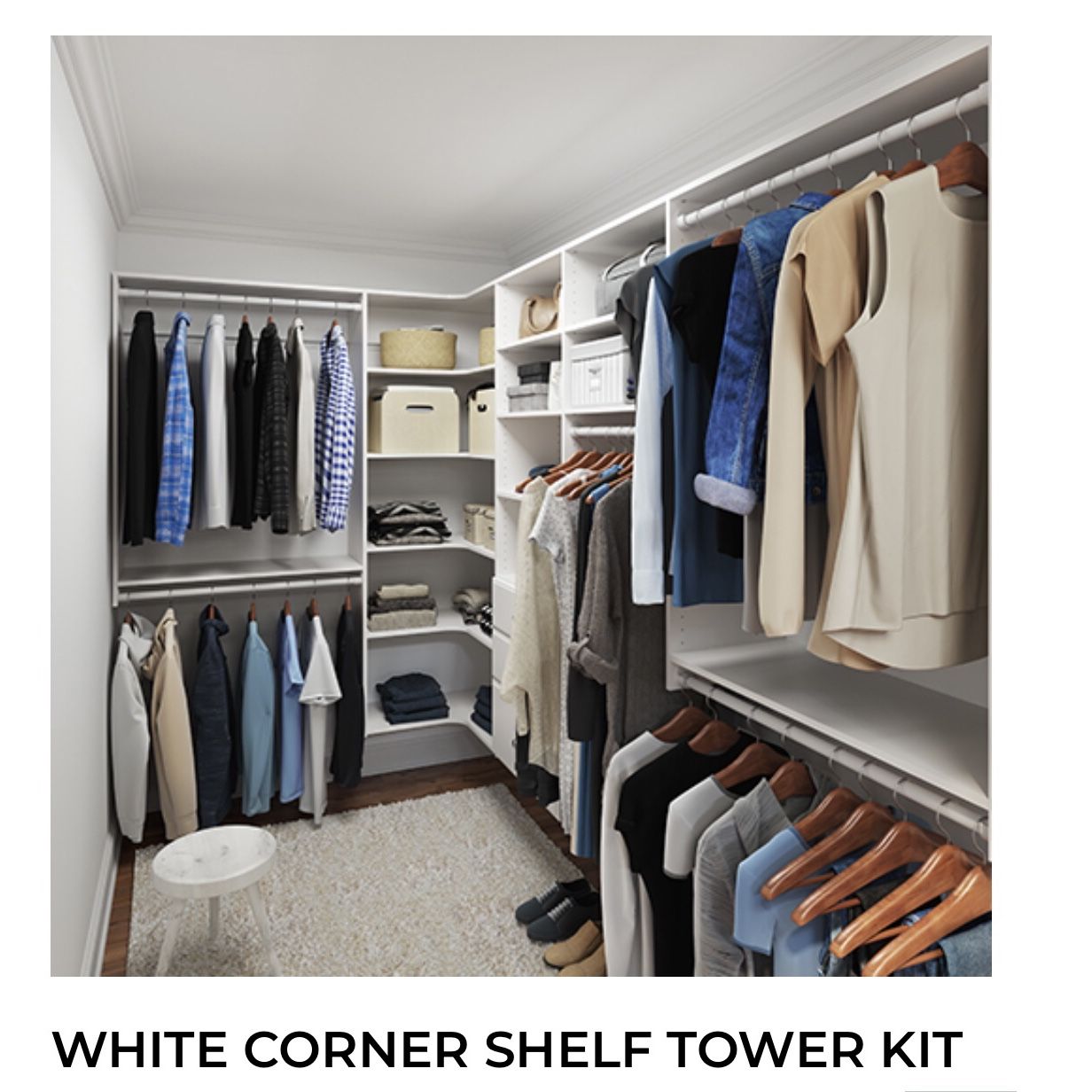 Closet Organizer System - 45 linear feet of Space!