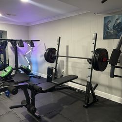 Marcy bench and Marcy 150lbs stack machine