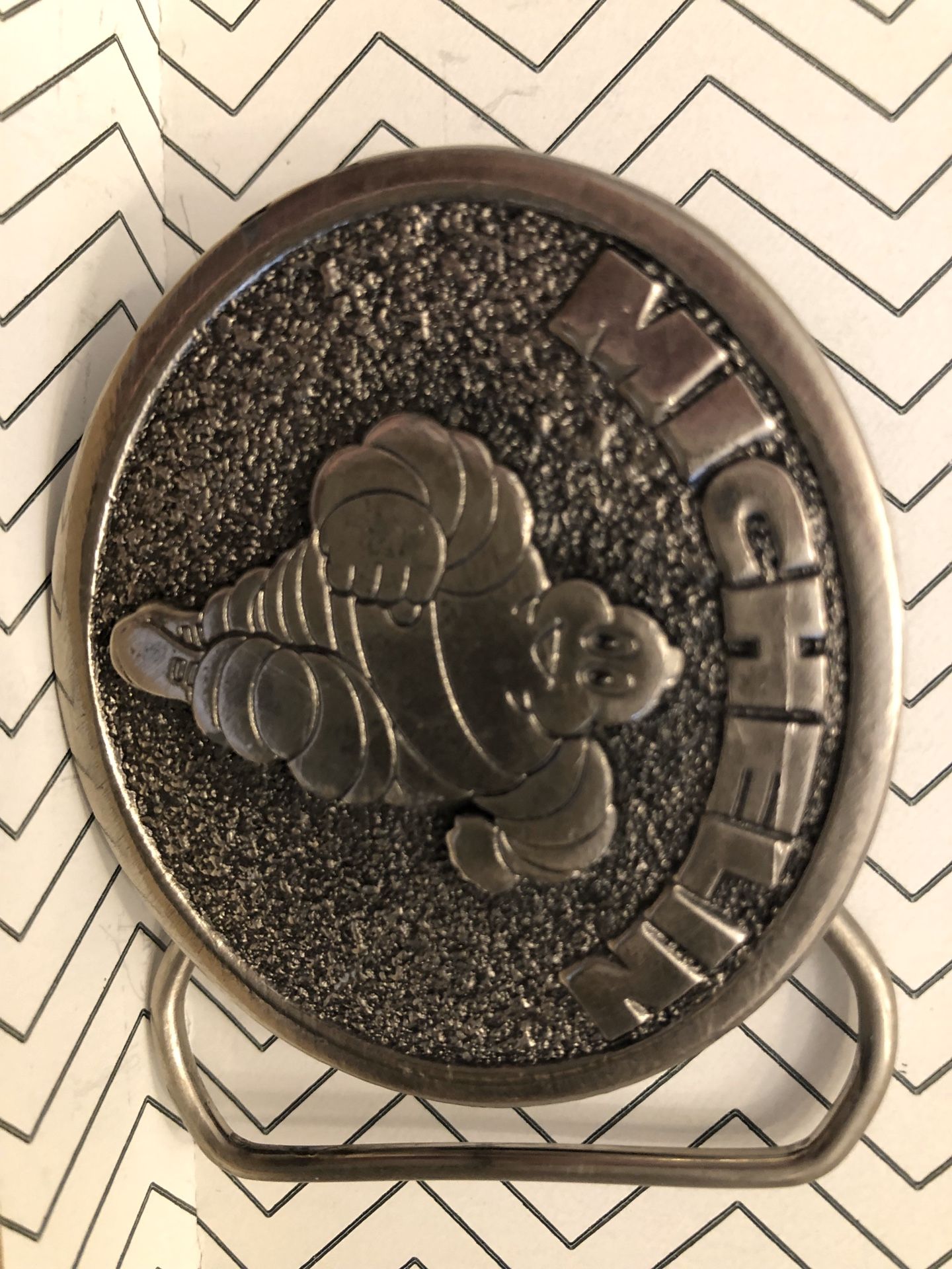 Michelin Tires Belt Buckle. Made in the USA.