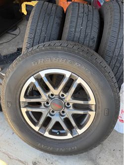 Tacoma rims and tires Trd sport 18s