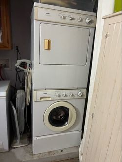 Washer and dryer