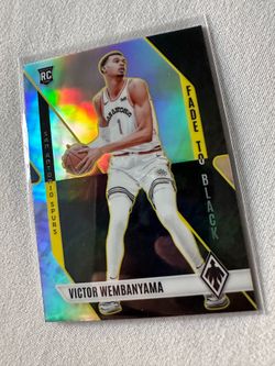 2023-24 Panini Phoenix - Fade to Black Victor Wembanyama #11 Silver (RC)