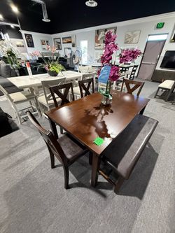 6 PC DINING TABLE
