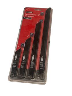 4 PC Warrior Reciprocating Saw Blades