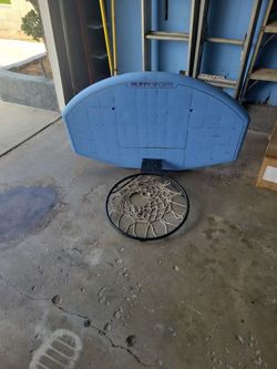 Huffy basketball backboard and rim