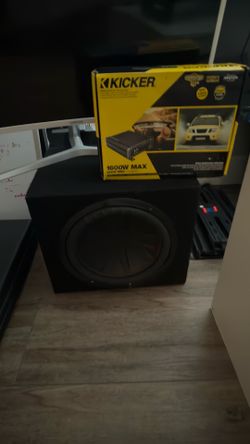 Amp and Subwoofer
