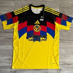 Soccer America america 🦅🦅las home and away local visitante aguilas New Jersey  2025-  2026 fan version  player version small to 4xl tricampeon futbo