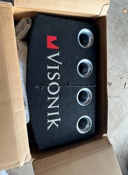 Visonik V122BP Dual 12" Bandpass Subwoofer  (car)