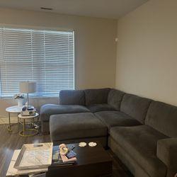 Grey L Shaped Couch 