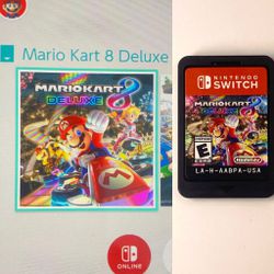 Mario Kart 8 Deluxe (Nintendo Switch, 2017) Cartridge Only Authentic MK8 NS OEM