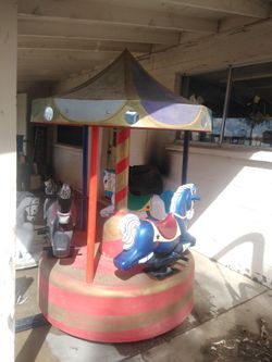 Carousel Horse Coin Operated.