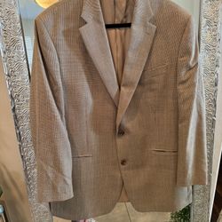 Mens Lauren Ralph Lauren Sports Jacket Blazer 44R Khaki
