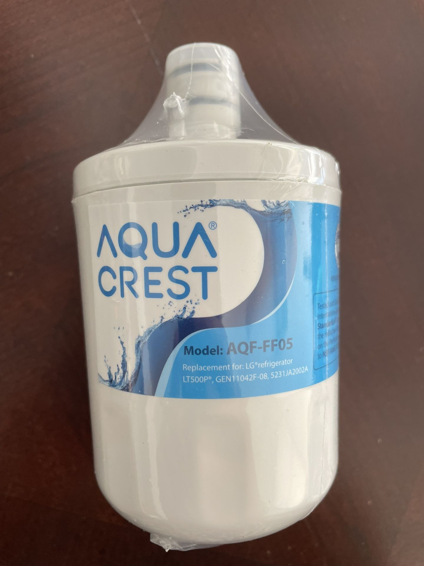 Aqua Crest AQF-FF05 is replacement for LG refrigerator water filter LT500P.  The AQF-FF05 water filter is made from Korean premium carbon block, along  for Sale in Gresham, OR - OfferUp