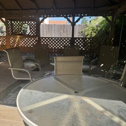 Patio Table With 6 Chairs