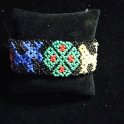 Huichol Beaded Bracelet - Pre-owned 