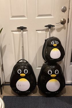 Penguin Kids Suitcase Set $70