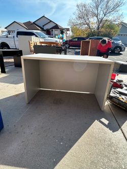 GREY DESK SET