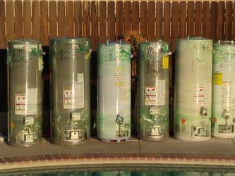 Used water heaters.
