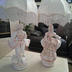 2 French Provencial Lamps