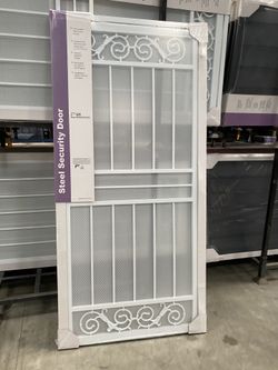 36”x80” nice security door for front doors