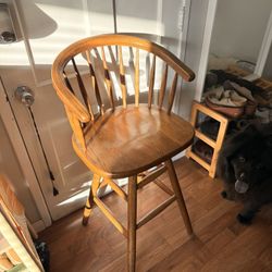 2 Vintage Counter Height Chairs