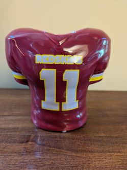 Vintage Washington Redskins NFL Ceramic Football Jersey