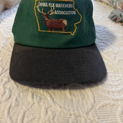 Iowa Elk Breeders Association Green Snapback Cap