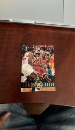 1993 skybox premium 1993 Sky Box showdown series #SS11 Clyde Drexel’s/Michael Jordan