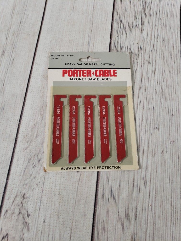 Porter Cable Bayonet Saw Blades 5 Brand New