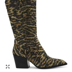 Betsy Johnson Crystal Boots 