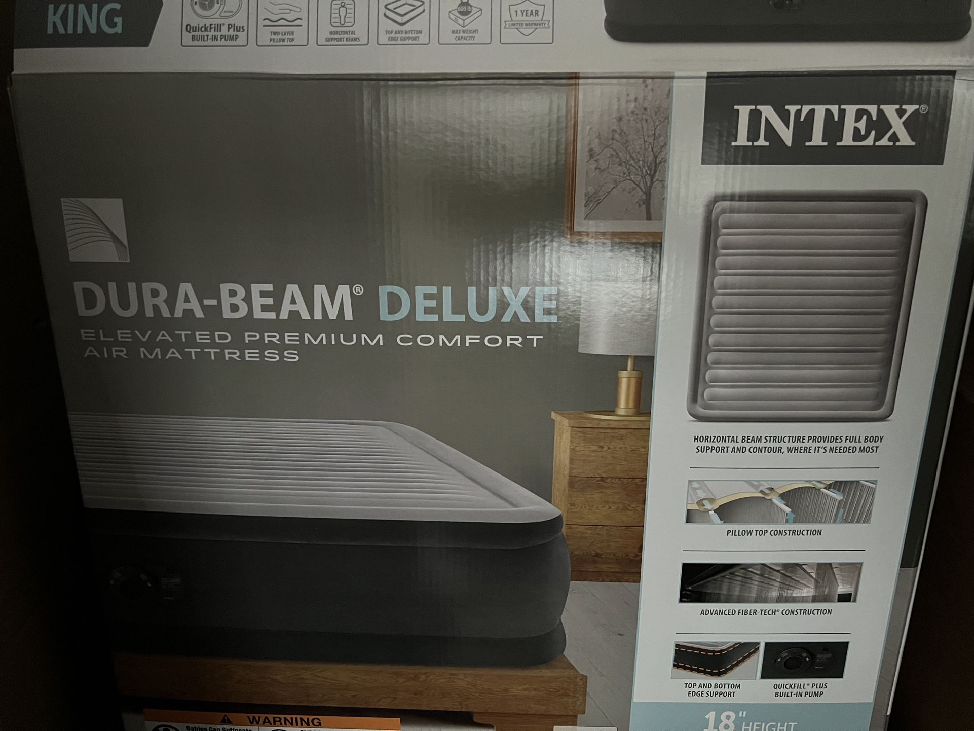 Index King Inflatable Mattress