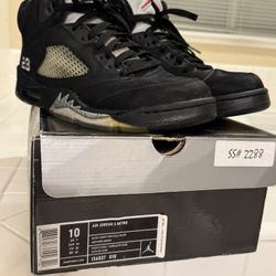 Jordan 5 Retro Metallic Black Sz.10