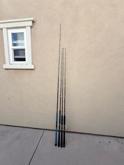 Seeker fishing rods and Custom Cal Star 270-7’ Live Bait Rod