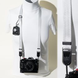 Camera Strap Neck Peak Design Anchors Quick Release Silver Nylon Slim 28-50"
